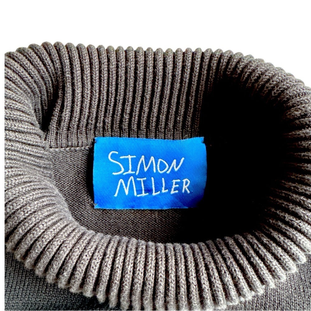 Simon Miller Black Turtleneck Sweater Size Medium - Picture 3 of 3